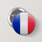 Frankreich-Flagge Button (Vorne & Hinten)