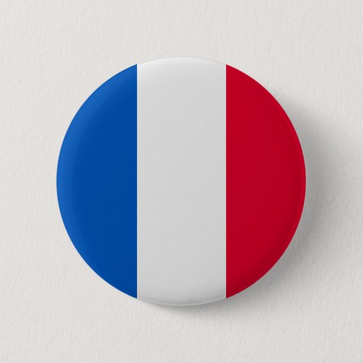 Frankreich-Flagge Button (Vorderseite)