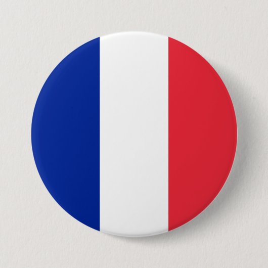 Frankreich-Flagge Button (Vorderseite)