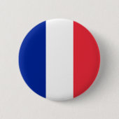 Frankreich-Flagge Button (Vorderseite)