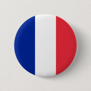 Frankreich-Flagge Button