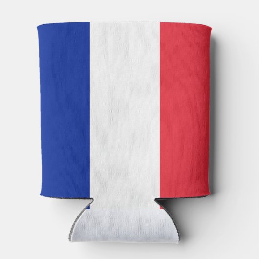 Frankreich-Flagge Dosenkühler (Rückseite)