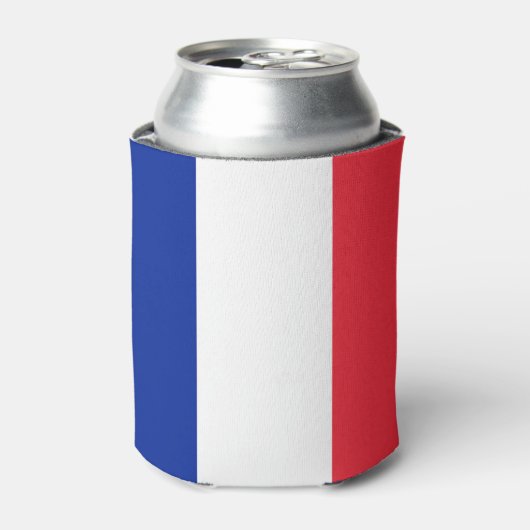 Frankreich-Flagge Dosenkühler (Kanne Vorderseite)