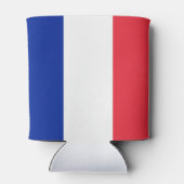 Frankreich-Flagge Dosenkühler (Rückseite)