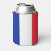 Frankreich-Flagge Dosenkühler (Kanne Rückseite)
