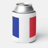 Frankreich-Flagge Dosenkühler (Kanne Rückseite)