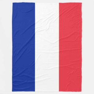 Frankreich-Flagge Fleecedecke