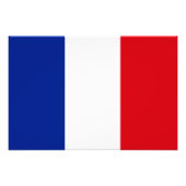 Frankreich-Flagge Fotodruck (Vorne)
