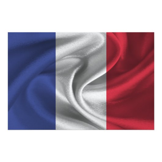 Frankreich-Flagge Fotodruck (Vorne)