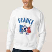 Frankreich - Flagge für den Fußball Sweatshirt (Vorderseite)