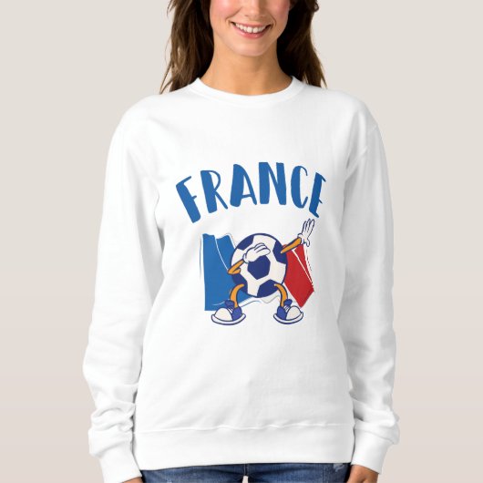 Frankreich - Flagge für den Fußball Sweatshirt (Vorderseite)