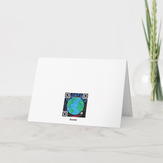 Frankreich - Flagge Geburtskarte Karte (Rückseite)