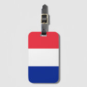 Frankreich-Flagge Gepäckanhänger (Vorderseite Vertikal)