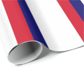 Frankreich-Flagge Geschenkpapier (Rolleneckpunkt)
