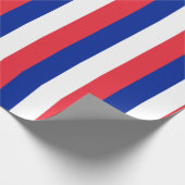 Frankreich-Flagge Geschenkpapier (Ecke)