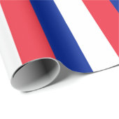 Frankreich-Flagge Geschenkpapier (Rolleneckpunkt)