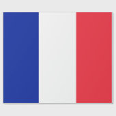 Frankreich-Flagge Geschenkpapier (Flach)