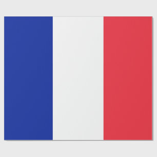 Frankreich-Flagge Geschenkpapier