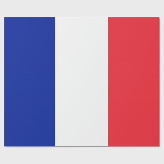 Frankreich-Flagge Geschenkpapier (Flach)
