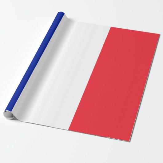 Frankreich-Flagge Geschenkpapier (Ungerollt)