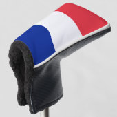 Frankreich-Flagge Golf Headcover (3/4 Vorderseite)