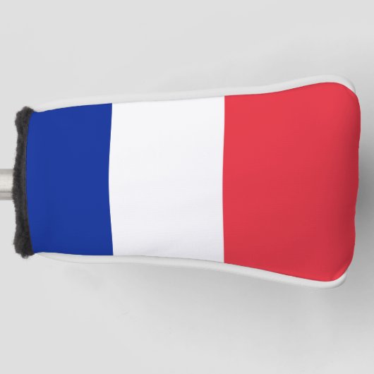 Frankreich-Flagge Golf Headcover (Vorderseite)