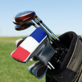 Frankreich-Flagge Golf Headcover (In Situ)