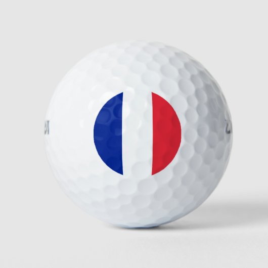 Frankreich-Flagge Golfball (Vorderseite)