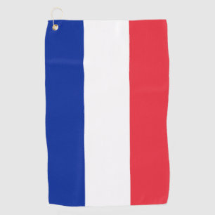 Frankreich-Flagge Golfhandtuch