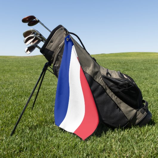 Frankreich-Flagge Golfhandtuch (Gras)