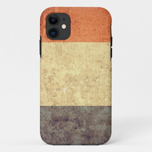 Frankreich Flagge - Grunge Case-Mate iPhone Hülle (Rückseite)