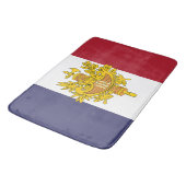 Frankreich-Flagge-Handyhülle Badematte (Schrägansicht)