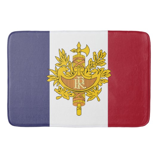 Frankreich-Flagge-Handyhülle Badematte (Vorderseite)