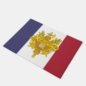 Frankreich-Flagge-Handyhülle Fußmatte (Schrägansicht)