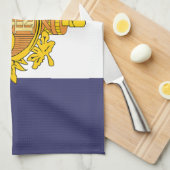 Frankreich-Flagge-Handyhülle Geschirrtuch (Viertel Falte)