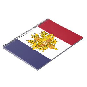 Frankreich-Flagge-Handyhülle Notizblock