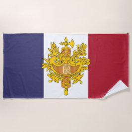 Frankreich-Flagge-Handyhülle Strandtuch