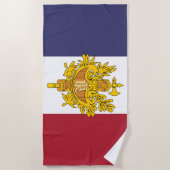 Frankreich-Flagge-Handyhülle Strandtuch (Vorderseite)