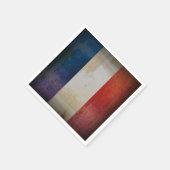 Frankreich-Flagge in Not Serviette (Ecke)