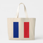 Frankreich-Flagge Jumbo Stoffbeutel (Rückseite)