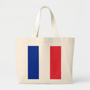 Frankreich Flagge Jumbo Stoffbeutel