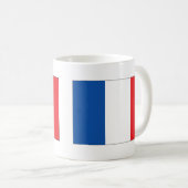 Frankreich-Flagge Kaffeetasse (VorderseiteRechts)