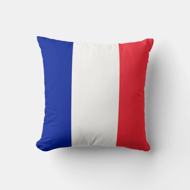 Frankreich-Flagge Kissen (Vorderseite)