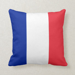 Frankreich-Flagge Kissen