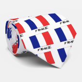 Frankreich-Flagge Krawatte (Gerollt)