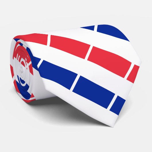 Frankreich-Flagge Krawatte (Gerollt)