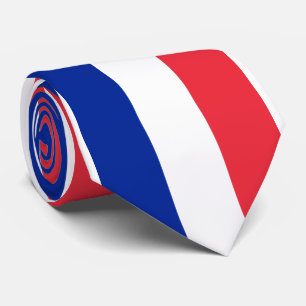 Frankreich-Flagge Krawatte