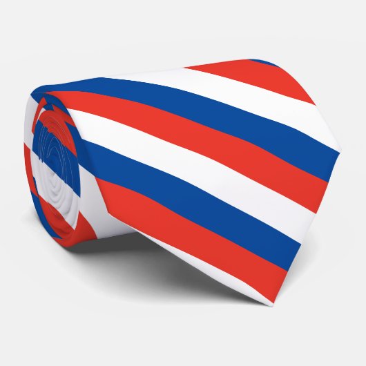 Frankreich-Flagge Krawatte (Gerollt)