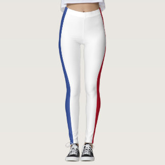 Frankreich-Flagge Leggings
