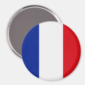 Frankreich-Flagge Magnet (Vorderseite/Rückseite)